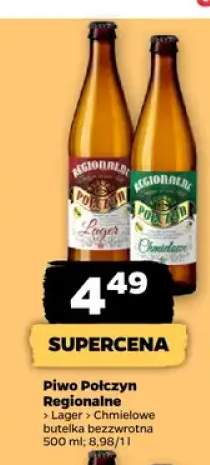 Piwo Połczyn Regionalne Chmielowe +1 wariant