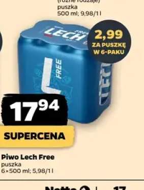 Piwo bezalkoholowe Lech Free 6-pak