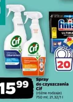 Spray do czyszczenia Cif odkamieniacz +1 wariant