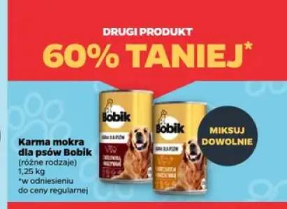 Karma mokra dla psów Bobik z drobiem i marchewką +1 wariant