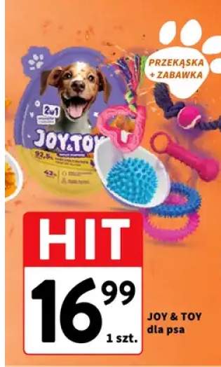Zabawka i przekąska dla psa Joy.Toy 2w1