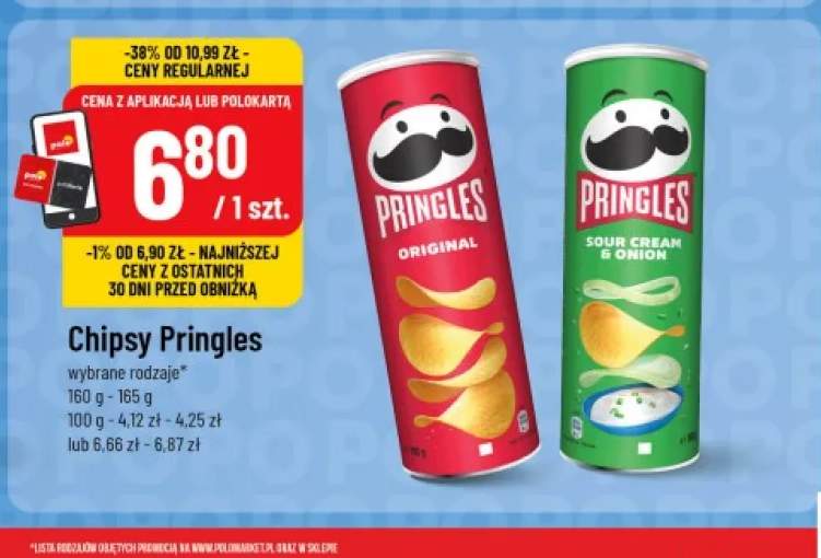 Chipsy Pringles Original +1 wariant