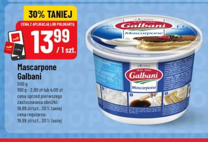 Ser mascarpone Galbani