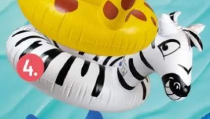 Koło dmuchane Zebra Captain Mike