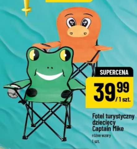 Fotel turystyczny dziecięcy Captain Mike
