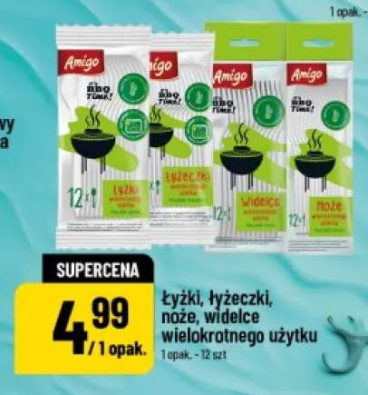 Łyżeczki wielokrotnego użytku Amigo +3 warianty