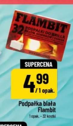 Podpałka do grilla biała Flambit