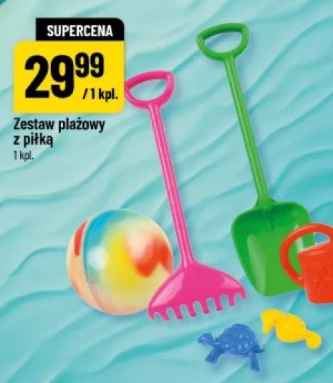 Zestaw plażowy z piłką