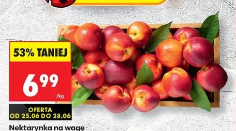 Nektarynka na wagę