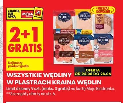 Wędliny w plastrach Kraina Wędlin +5 wariantów