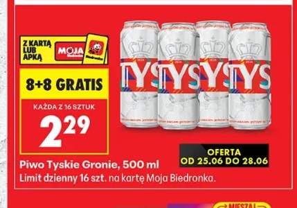 Piwo Tyskie Gronie