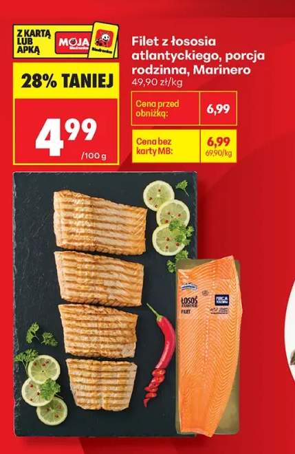 Filet z łososia atlantyckiego Marinero porcja rodzinna