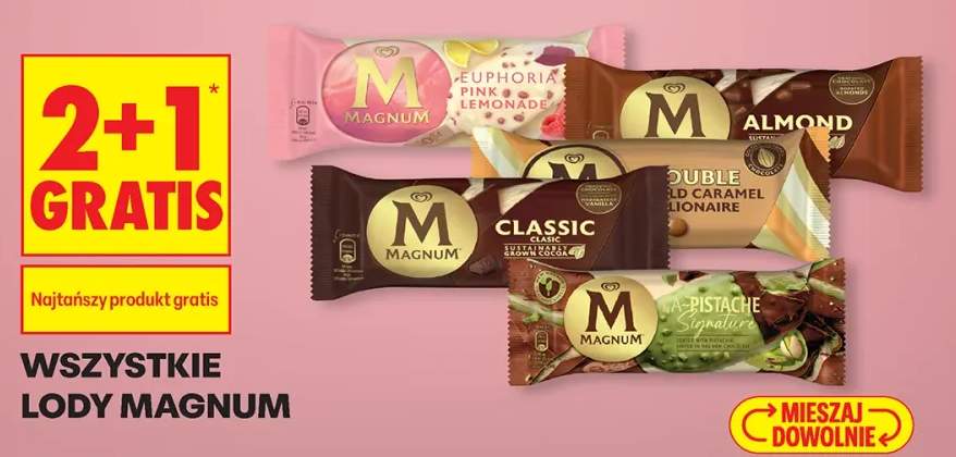 Lody Magnum +5 wariantów