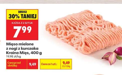 Mięso mielone z nogi z kurczaka Kraina Mięs