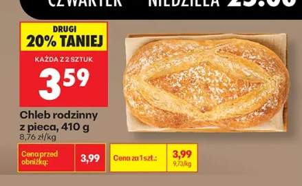 Chleb rodzinny z pieca