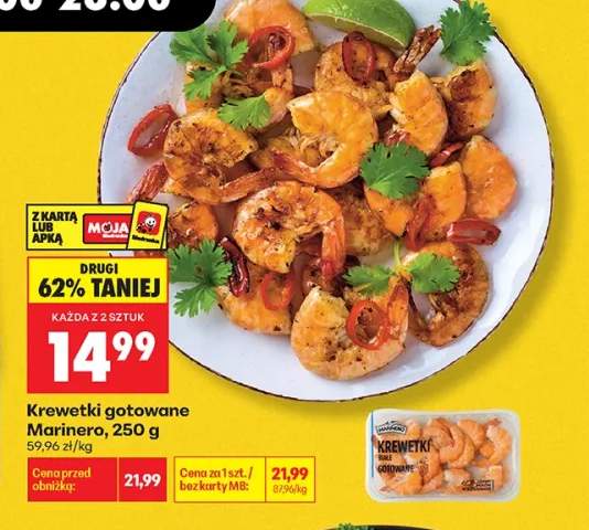Krewetki gotowane Marinero