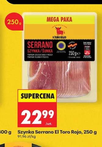 Szynka Serrano El Toro Rojo