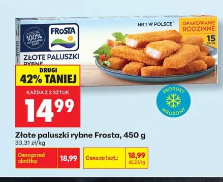 Złote paluszki rybne Frosta