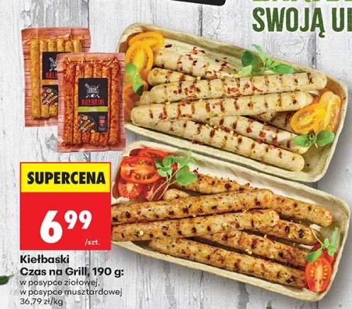Kiełbaski w posypce ziołowej Czas na Grill +1 wariant