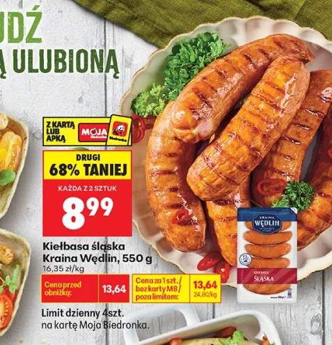Kiełbasa śląska Kraina Wędlin
