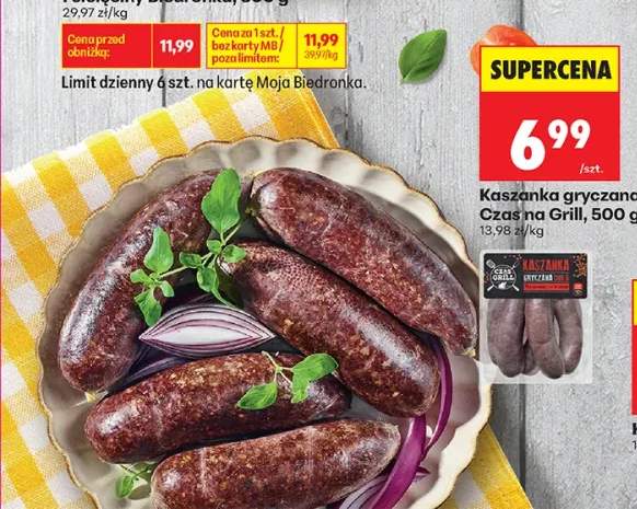 Kaszanka gryczana Czas na Grill