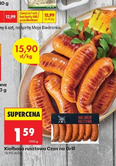 Kiełbasa rusztowa Czas na Grill