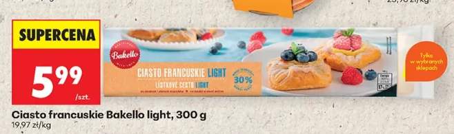 Ciasto francuskie Bakello light