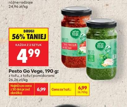 Pesto z tofu Go Vege +1 wariant