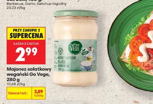 Majonez sałatkowy wegański Go Vege
