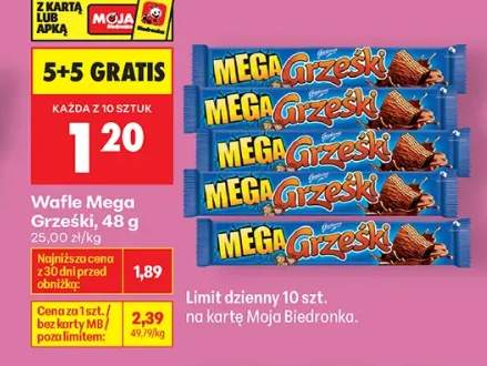 Wafle Mega Grześki
