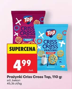 Prażynki Criss Cross Top sól +1 wariant