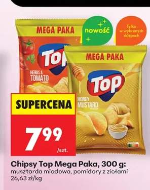 Chipsy Top Mega Paka musztarda miodowa +1 wariant
