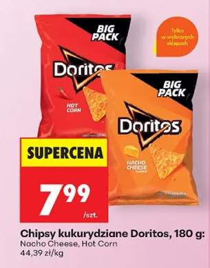 Chipsy kukurydziane Doritos Nacho Cheese +1 wariant