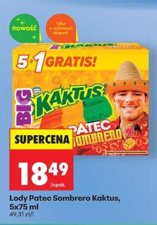 Lody Patec Sombrero Kaktus