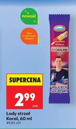 Lody strzał Koral