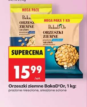 Orzeszki ziemne BakaD'Or prażone niesolone +1 wariant