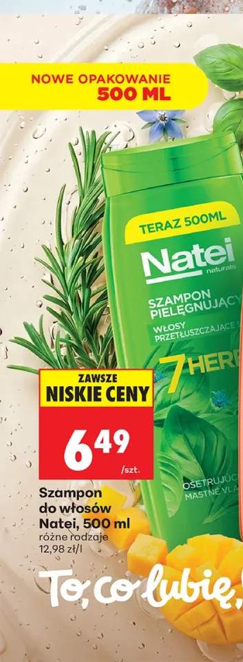 Szampon do włosów Natei Naturals 7 Herbs
