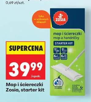 Mop i ściereczki Zosia starter kit