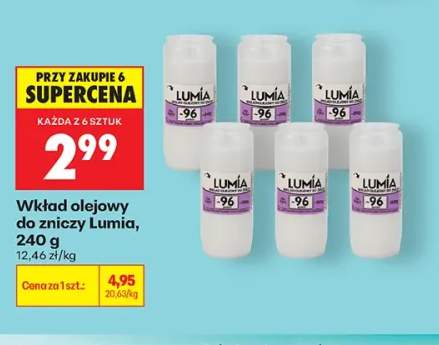Wkład olejowy do zniczy Lumia