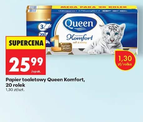 Papier toaletowy Queen Komfort