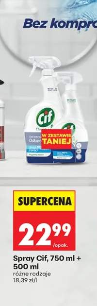 Spray do czyszczenia Cif 2-pak
