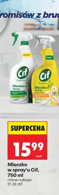 Mleczko w sprayu Cif