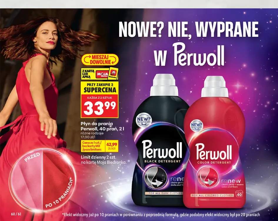 Płyn do prania Perwoll Black Detergent +1 wariant