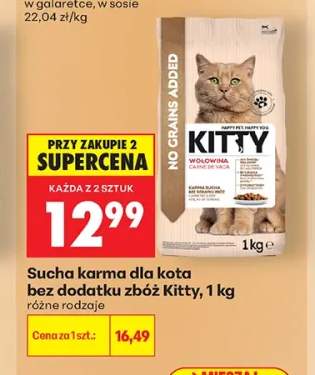 Sucha karma dla kota bez dodatku zbóż Kitty