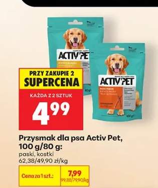 Przysmak dla psa Activ'Pet kostki z wapniem +1 wariant