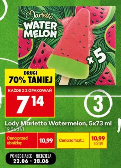 Lody Marletto Watermelon 5-pak 73 ml