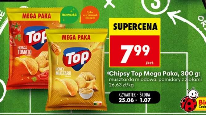 Chipsy Top Mega Paka pomidory z ziołami +1 wariant