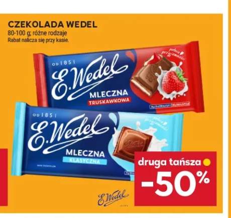 Czekolada mleczna klasyczna E.Wedel +1 wariant