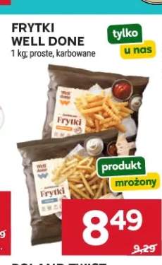 Frytki proste Well Done +1 wariant