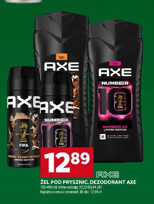 Żel pod prysznic Axe Number 10 +2 warianty